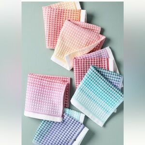 NWT Anthropologie Lilian Coloured Dishcloths